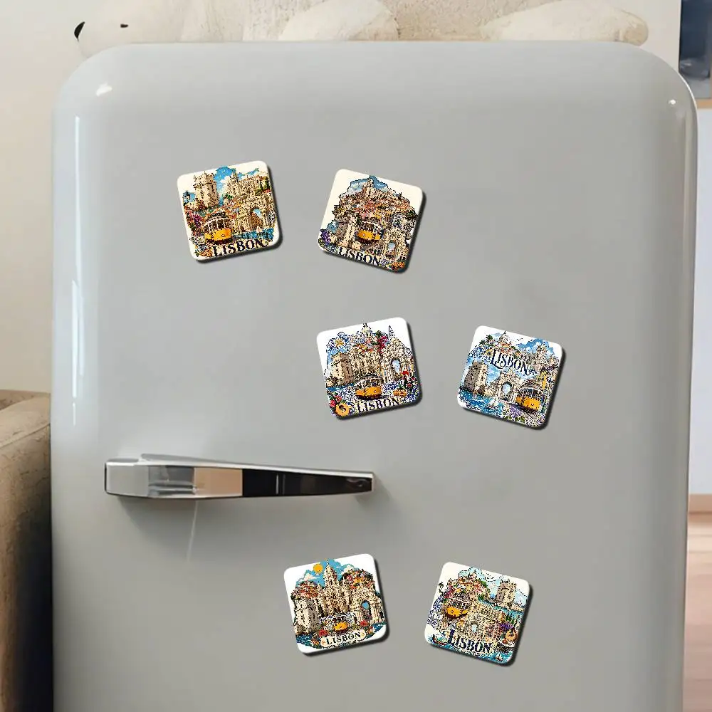 Lustige LISBON-Kühlschrankmagnete, Kühlschrankmagnete, Cartoon-Tiermagnete für Kühlschrankdekoration, lustige magnetische Magnete