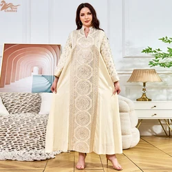 Eid Muslim Sequins Dress for Women Abaya Evening Jalabiya Morocco Party Dresses Dubai Abayas Kaftan Vestidos Arab Long Robe