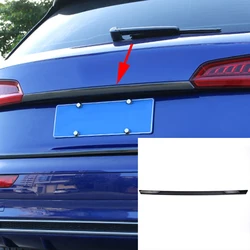 ABS Carbon Fiber Rear Tailgate Trunk Strips Trim Car Accessories Garnish For Audi Q5 2017 2018 2019 2020 Car Accessories
