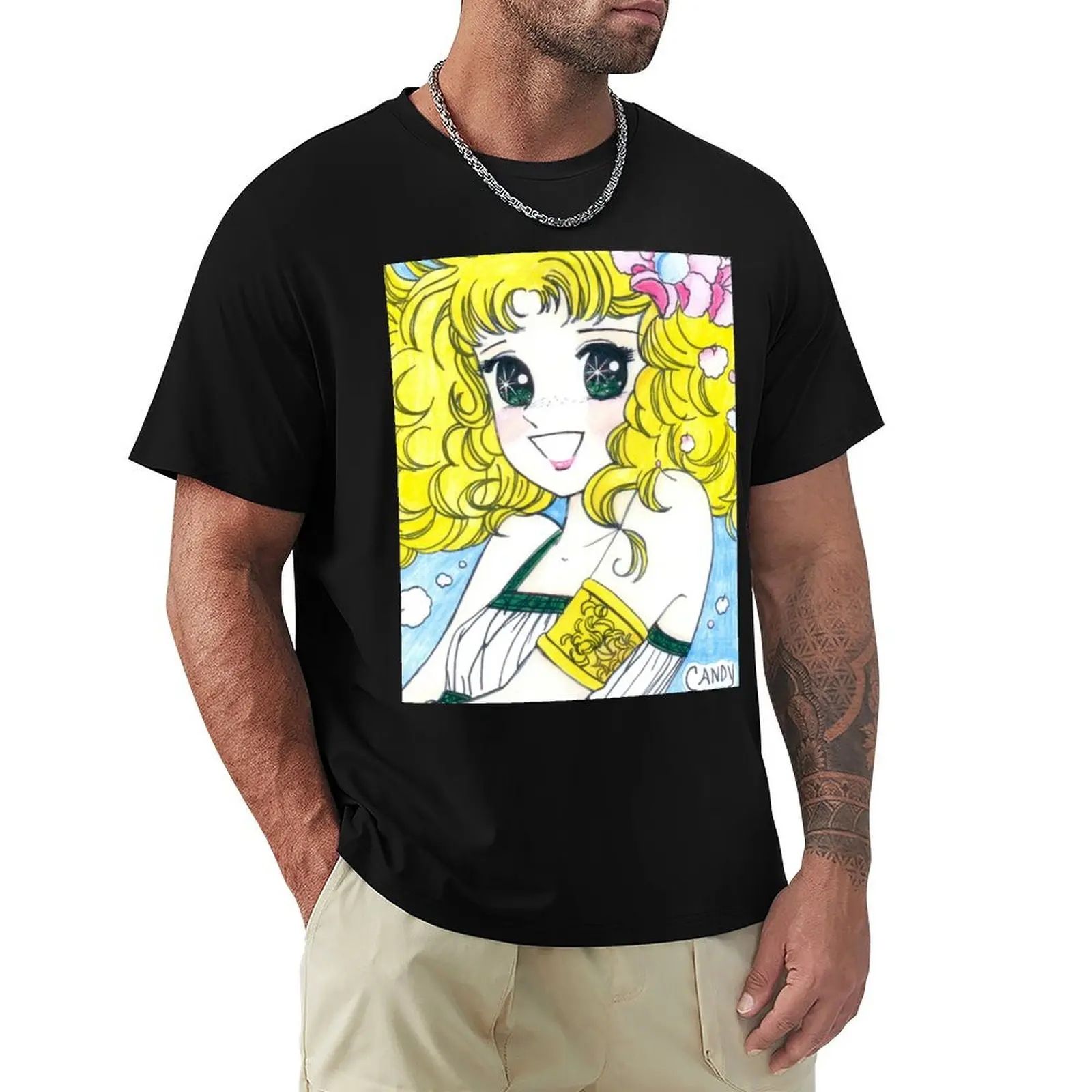 

candy candy T-Shirt T-shirts oversize designer shirts black t shirts for men