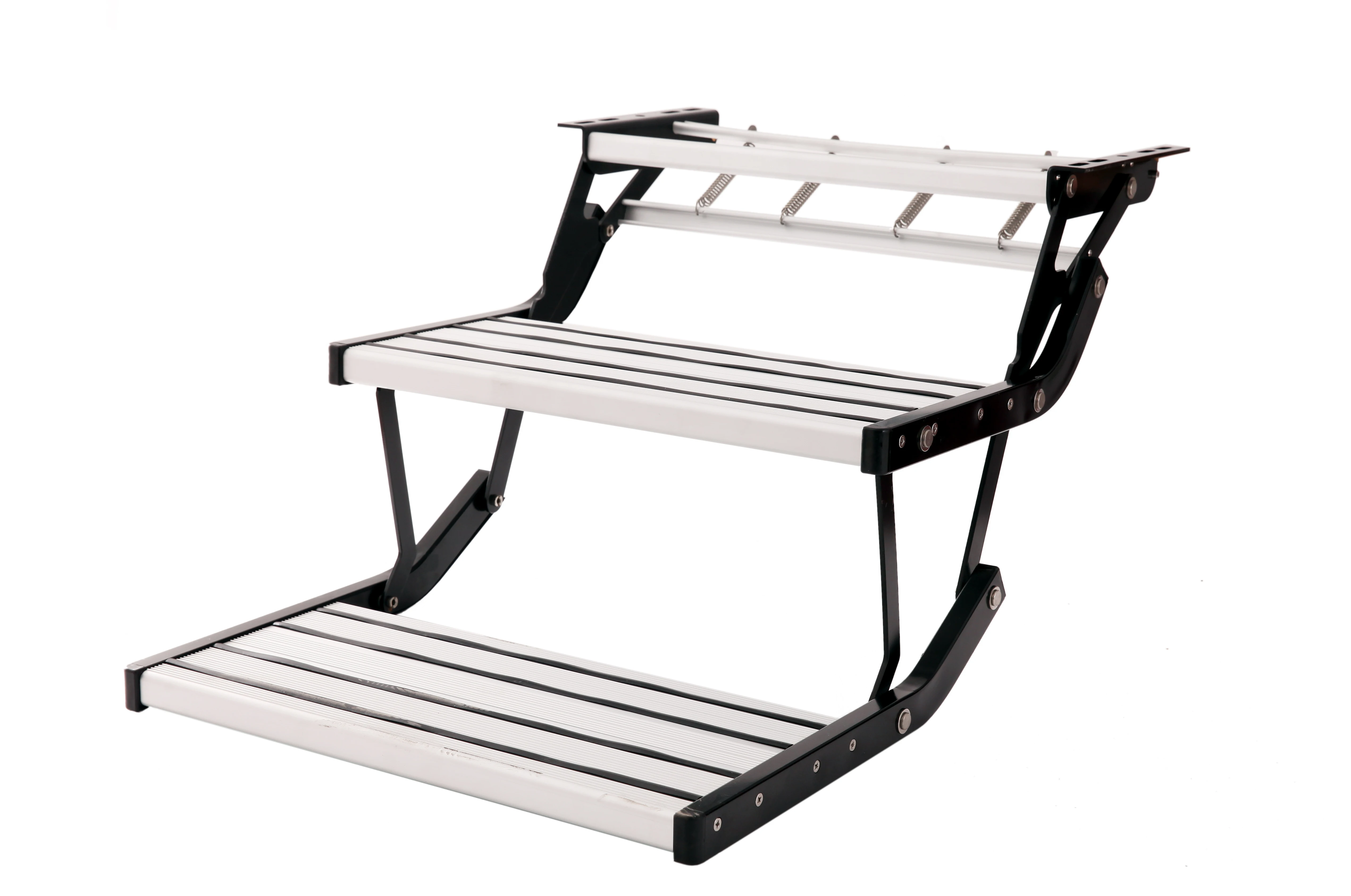 

Wholesale Aluminum Manual Double Layer Step for Off-road Trailer Camper Trailer Camping Car Special Vehicle