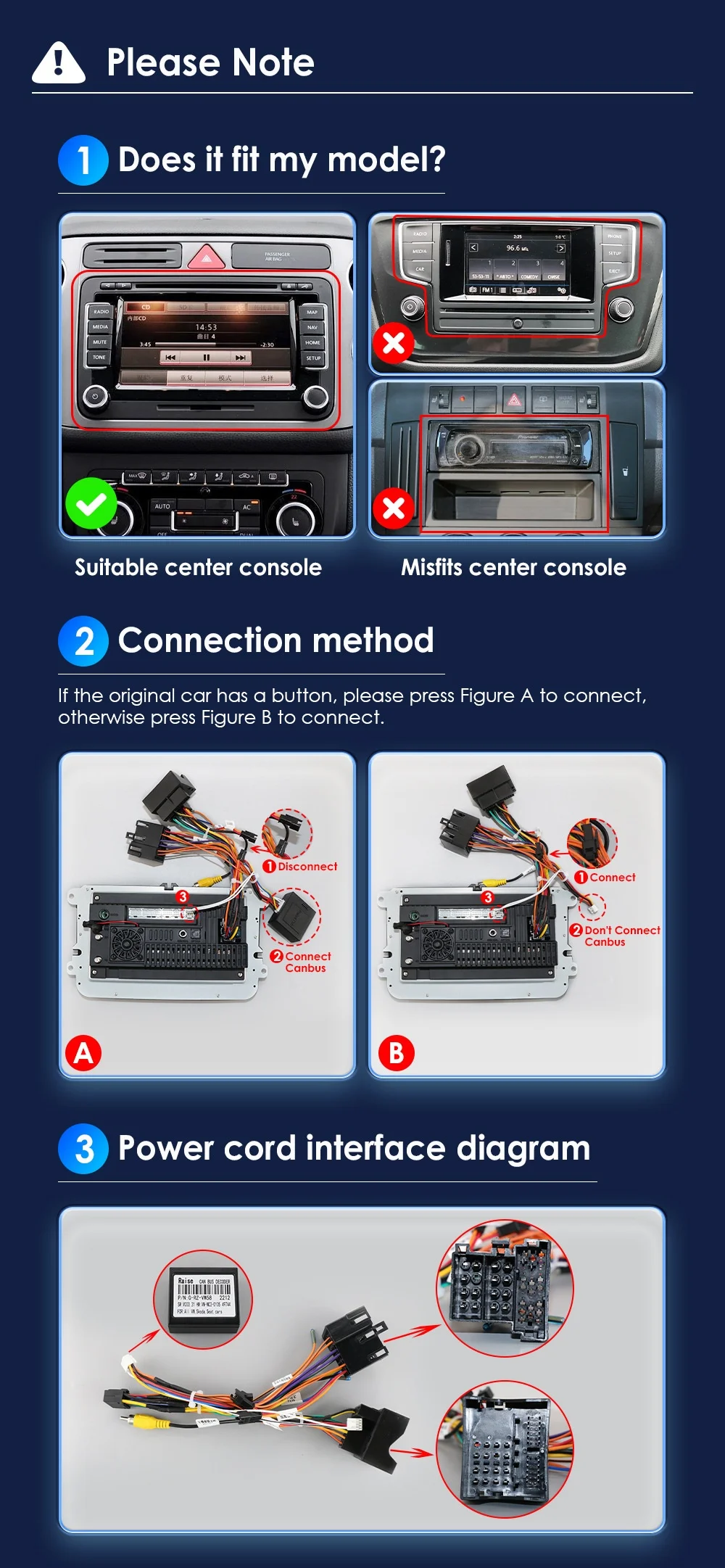 Autoradio Android 16 für Volkswagen Golf 5 6 Polo Passat B6 B7 CC Skoda Jetta Universal Multimedia Carplay Wifi GPS Navigation – Detail 2