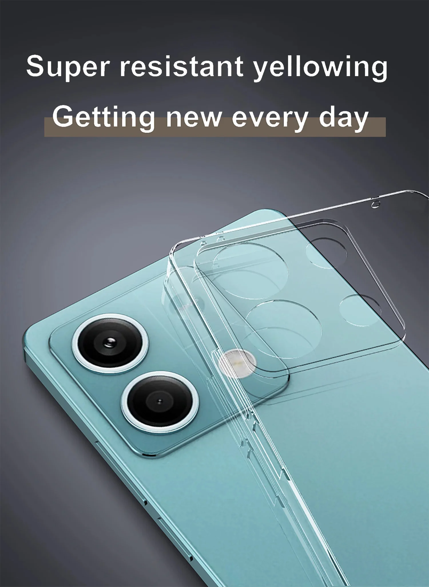 Transparente Silikon-Softhülle für Xiaomi Redmi Note 13 Pro Plus, ultradünn, transparent, TPU-Stoßstange für Redmi Note 13 Pro 4G 5G – Detail 7