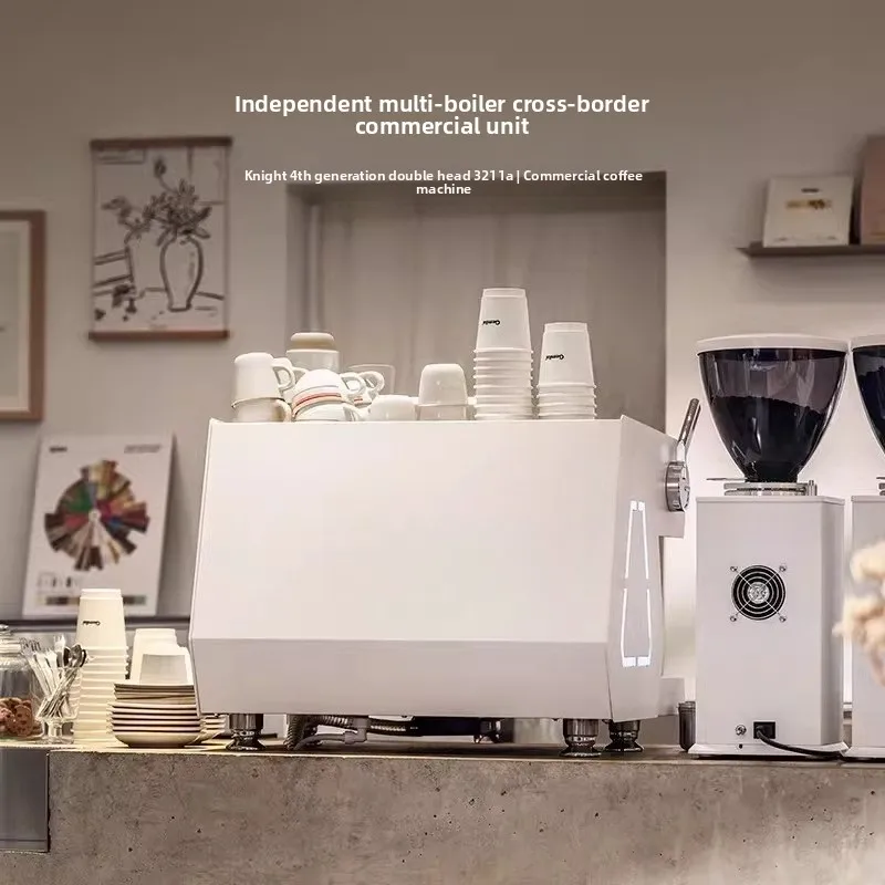 A-Knight 4th Generation Commercial Coffee Machine, Semi-automatic Professional Espresso
