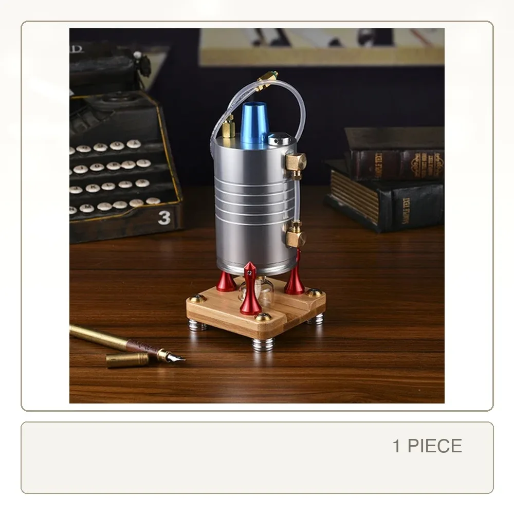 K006 Steam Engine Model with Boiler Retro Start Engine Working Model Physics Experiment Model Toy for Adult Hobby | Model 300232