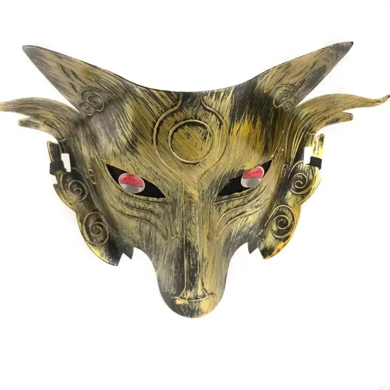 Mặt nạ sói H9ED, Mặt nạ hóa trang động vật Mặt nạ đầu sói Mặt nạ người sói đáng sợ cho trẻ dành cho người lớn