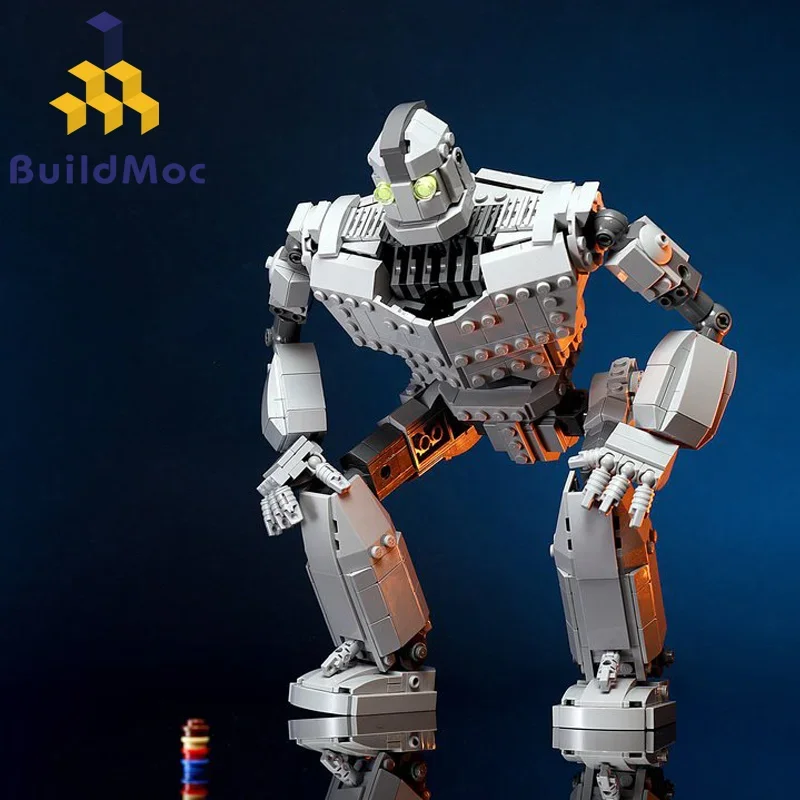 

New MOC Robot Fit The Iron Robot City Figures Giant Model Building Blocks Bricks Kids Toys Boy Gifts Birthday