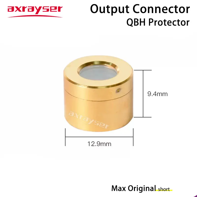 Raycus & Max IPG Output Protective Connector Lens 1.5KW 3KW Original QBH Fiber Laser Source Protection Cap Fiber Optic Crystal