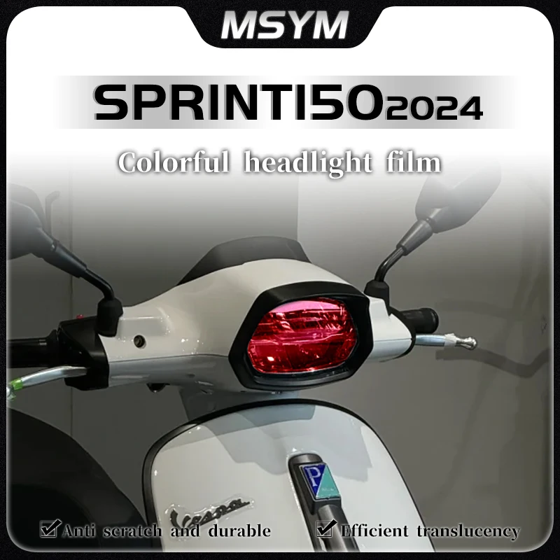 

For Vespa SPRINT 150 Sprint 150 2024 Headlight taillight film instrument film rearview mirror film modification accessories
