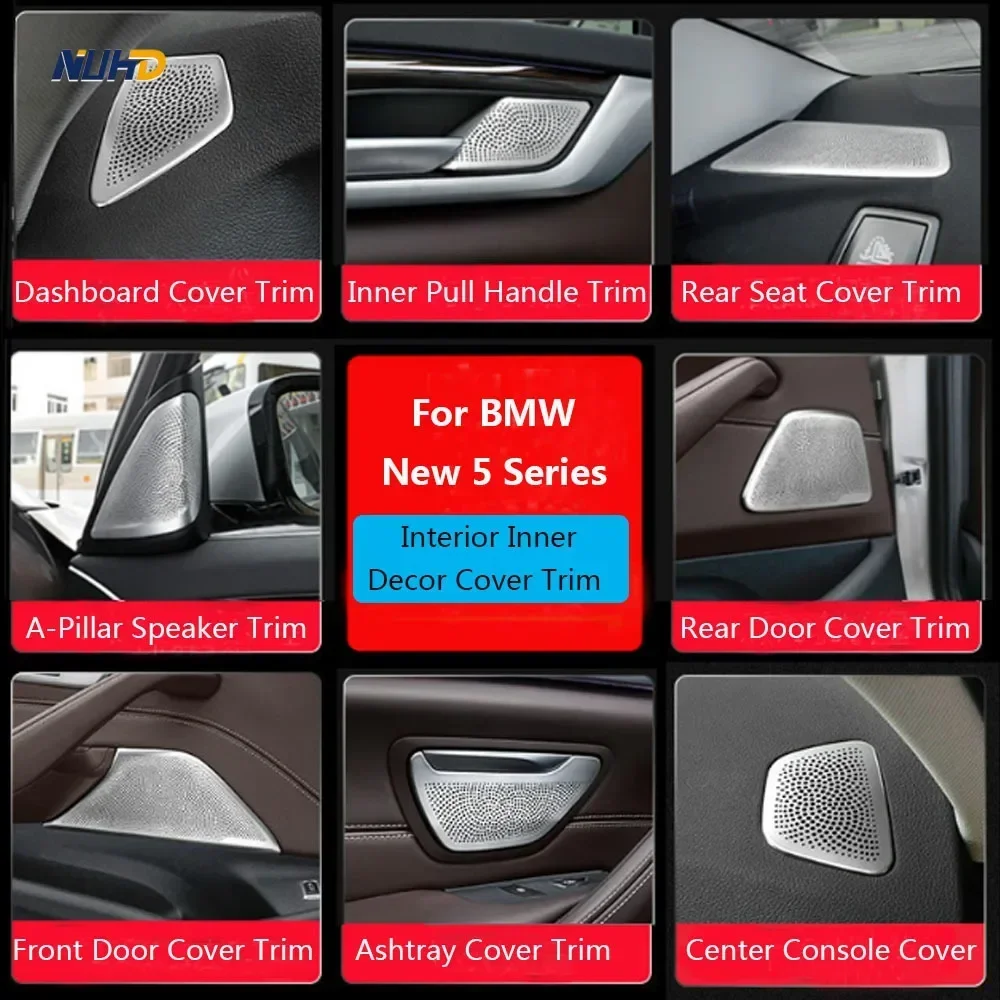 

Car A Pillar Door Center Console Speaker Dashboard Horn Cover Protector Patch For BMW 5 G30 G38 Interior Stickers Accessories