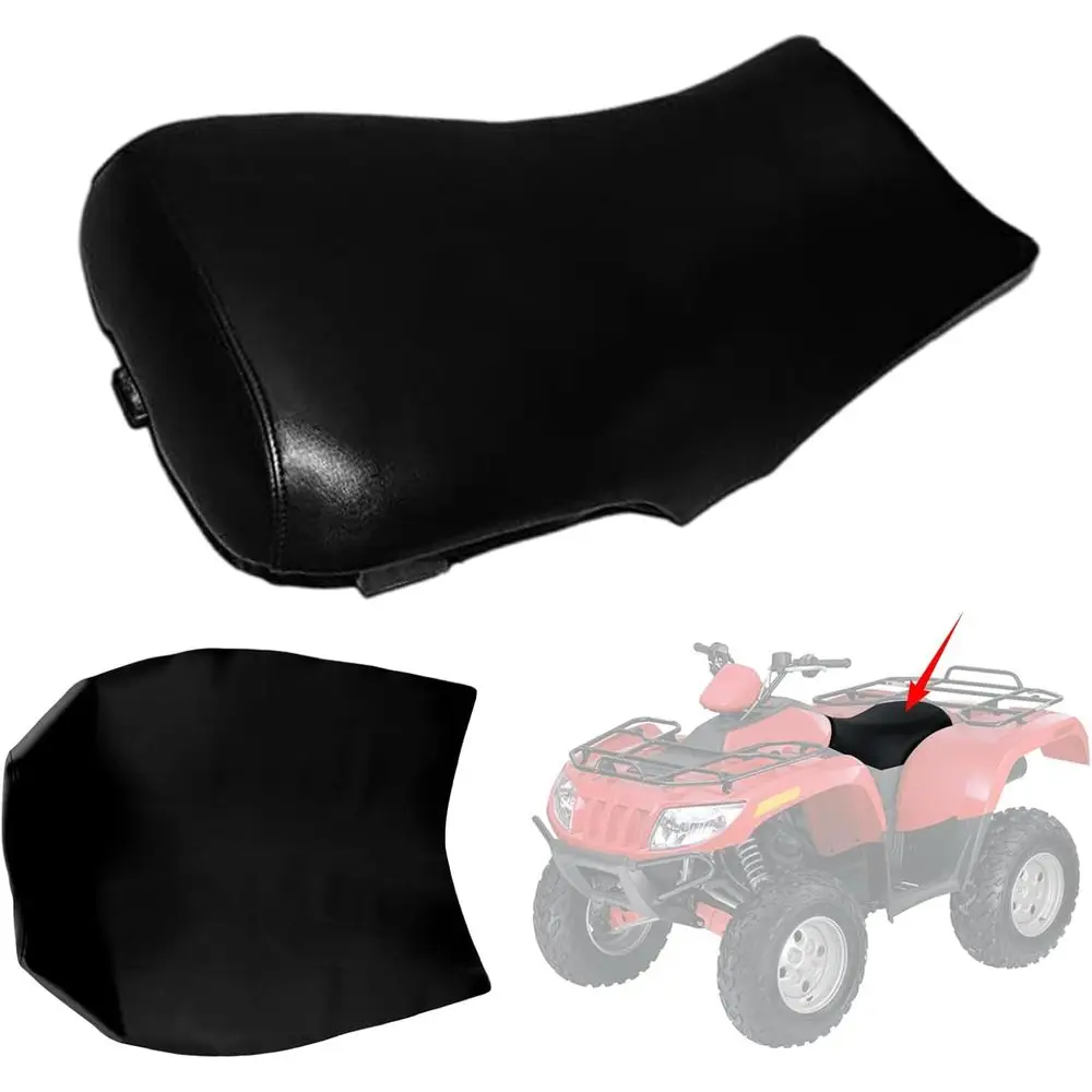 

Seat Cover Compatible with 2005-2009 Cat 400 500, Heavy Duty Leather ATV Seat Cover Replacement, Black