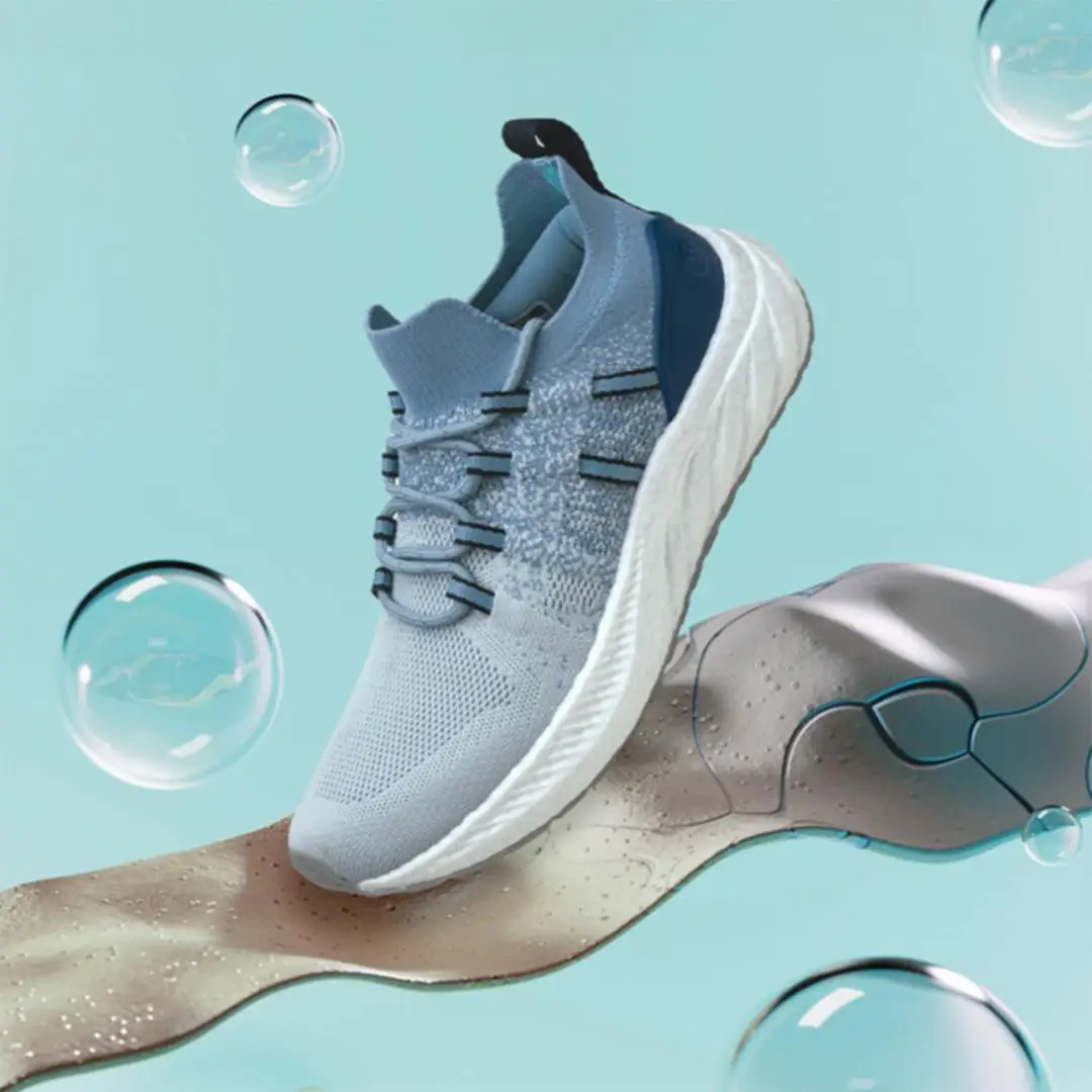 Xiaomi Freetie أحذية رياضية للرجال والنساء أحذية كاجوال احذية الجري باطن الفشار نظام حماية هيكل السمكة حذاء ثلاثي الأبعاد علوي