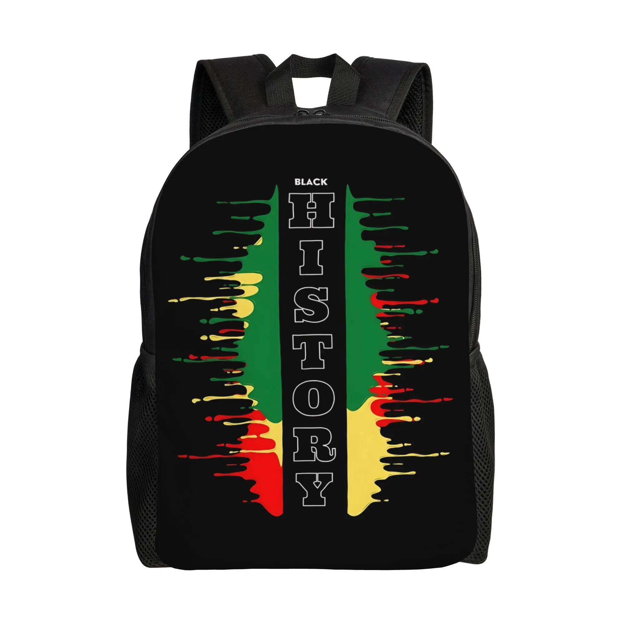 

1Piece Honoring Past Inspiring Future New School Year Knapsack Retro Washable Black History Mont Backpack Birthday