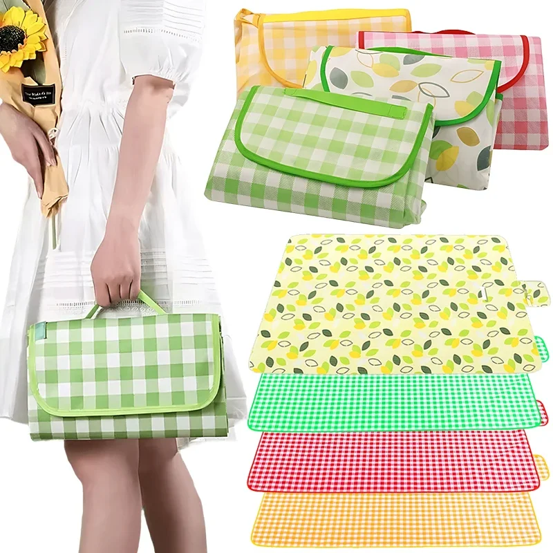 

1PC Picnic Mat Foldable Portable Waterproof Outdoor Camping Beach Grassland Picnic Mat Lightweight Mattress for Party Travel ZYF
