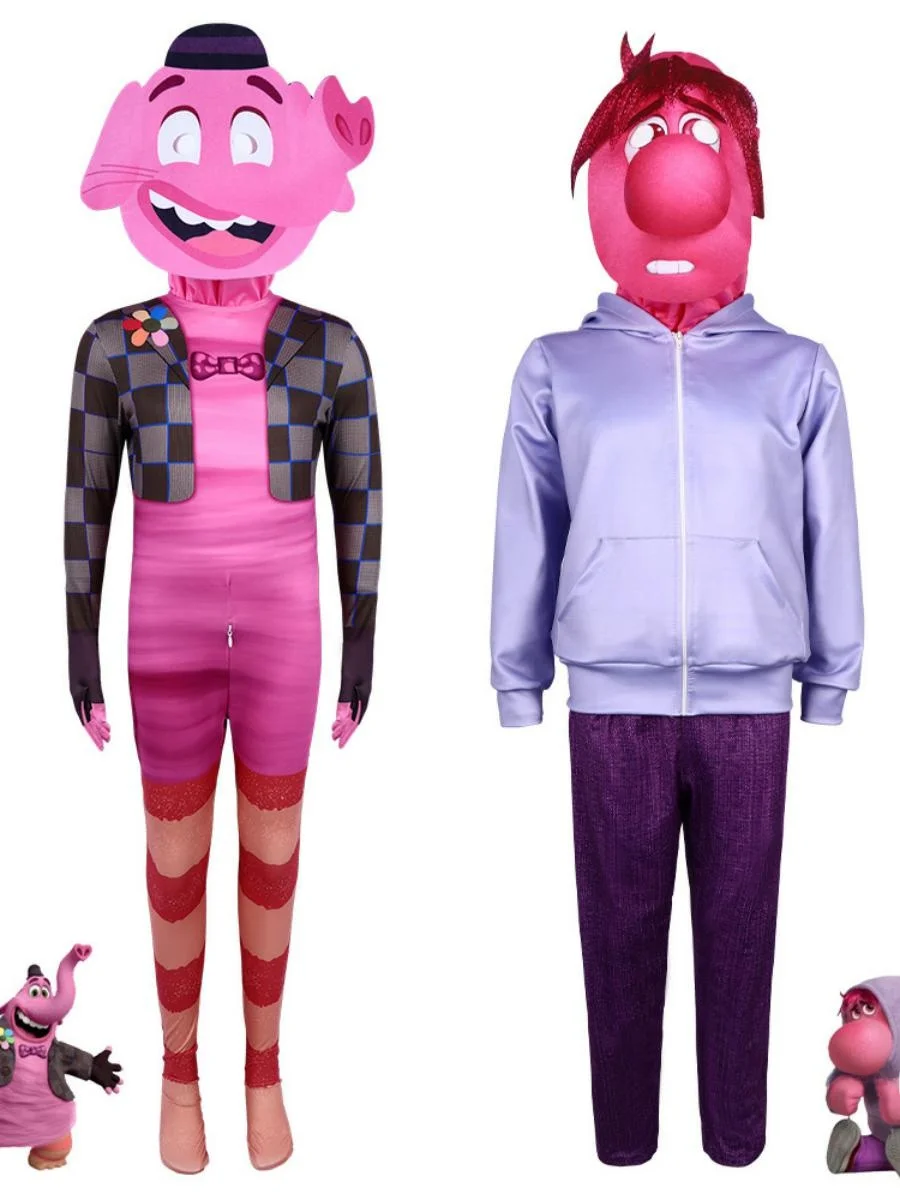 زي لعب الأدوار التأثيري InsideOut2 LeLe5 بدلة أداء المسرح العقلية وكيل خاص ملابس loween Par Theme