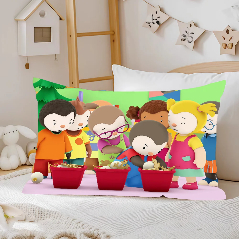 T-TTchoupi A L-Llecole Чехол для подушки Прямоугольные декоративные