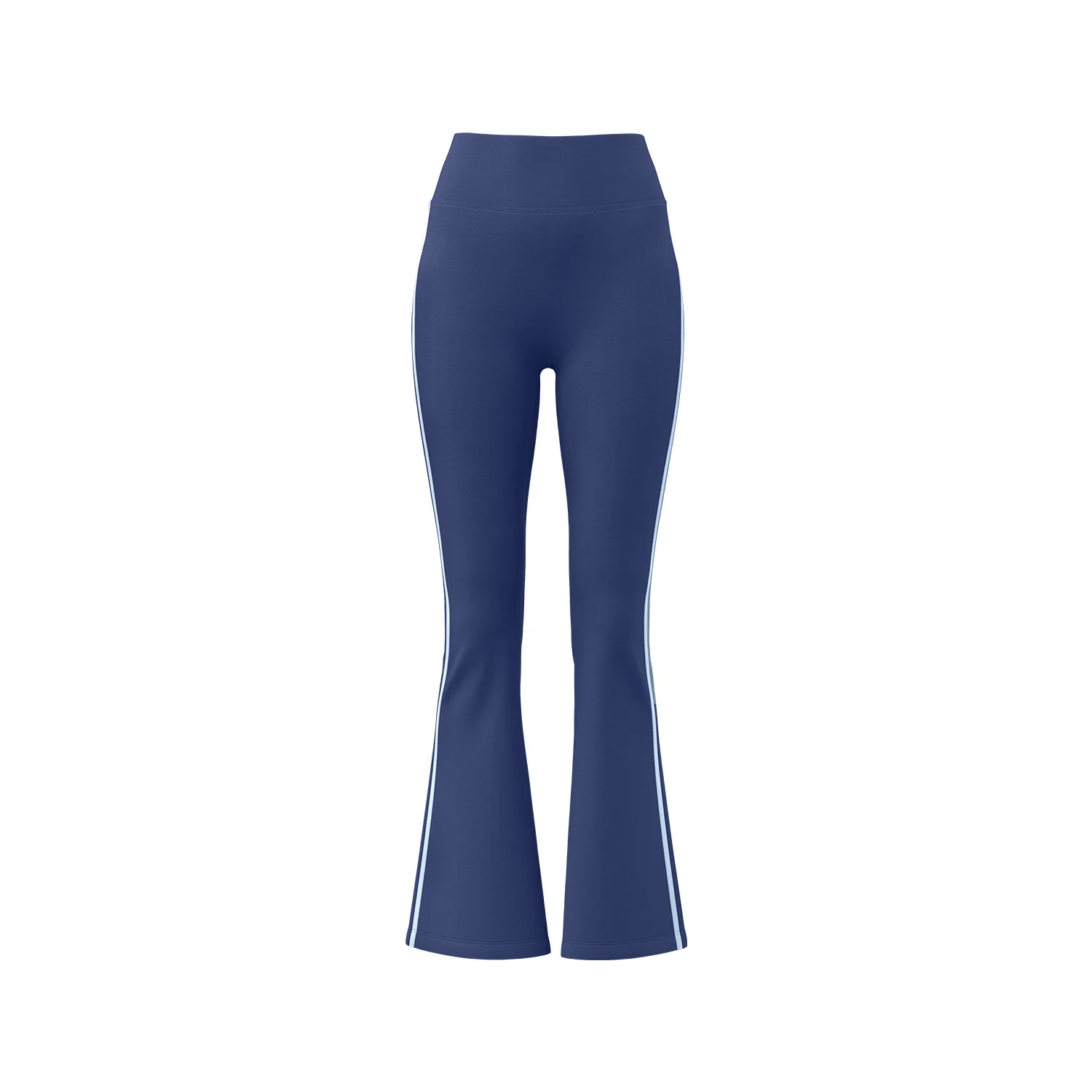 Women Striped Flare Yoga Leggings High Waist Naked Feel Stretch Booty Lifting Running Workout Long Pants