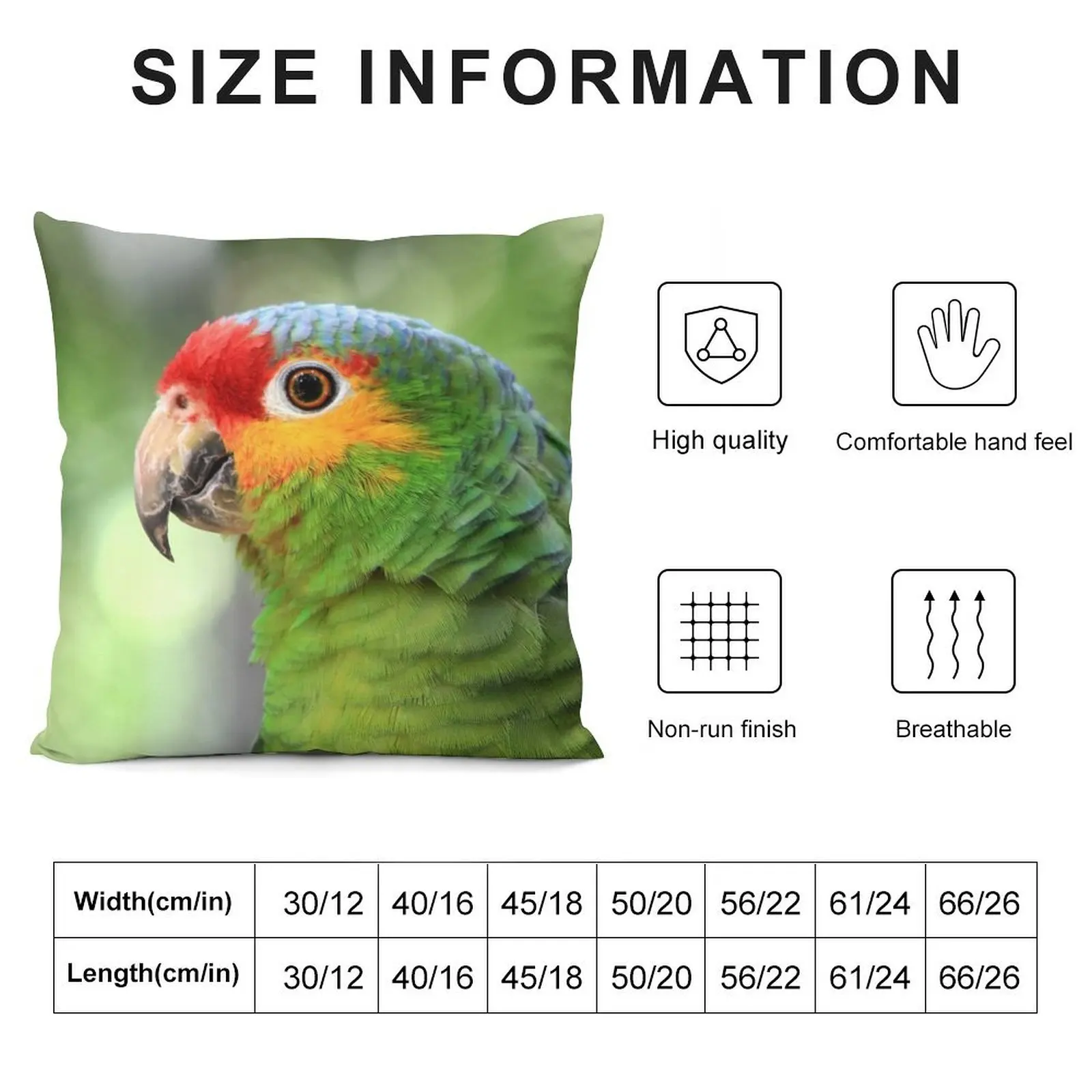 Red-lored Amazon Parrot Throw Pillow luxury home accessories Pillowcases pillow