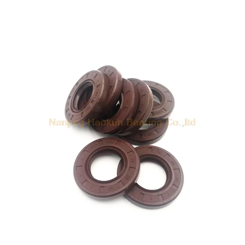 FKM Oil Seal Rotary Shaft TC-25*35*36*37*38*40*41*42*45*46*47*48*50*52*55*60*62*65*72*80*4/5/6/7/8/10/12 Double Lip TC Oil Seal