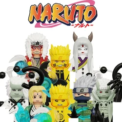 Figuras de bloques de Naruto, Sasuke, Sakura, Kakashi, Obito, Jiraiya, Tsunade, Anime, Mini Man