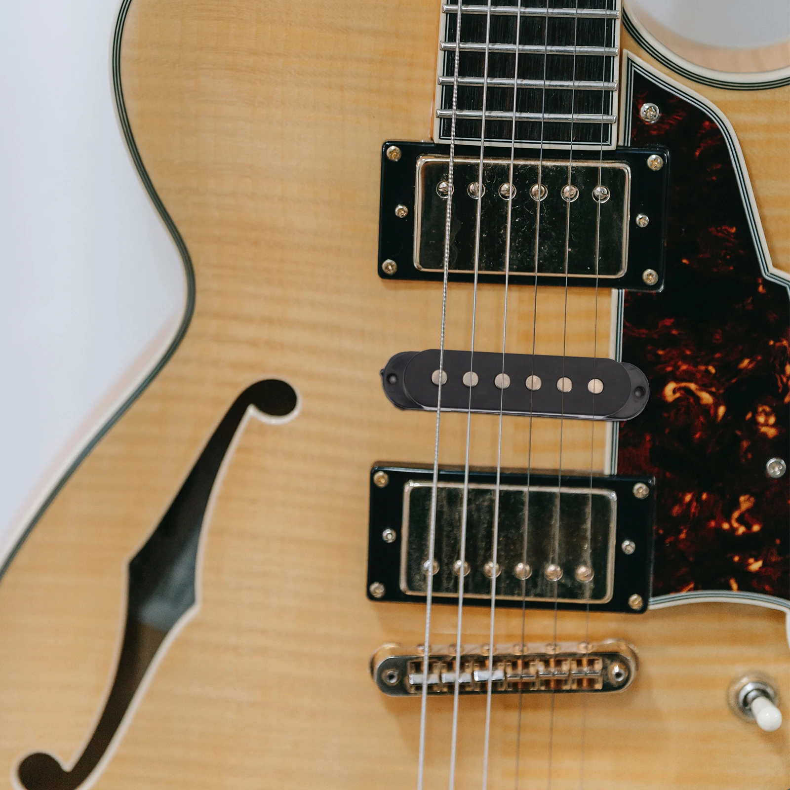 

Acoustic Guitar Pickup Ceramic Magnet Transducer Sound Hole Volume Tone Control Clear Sound Durability Gift