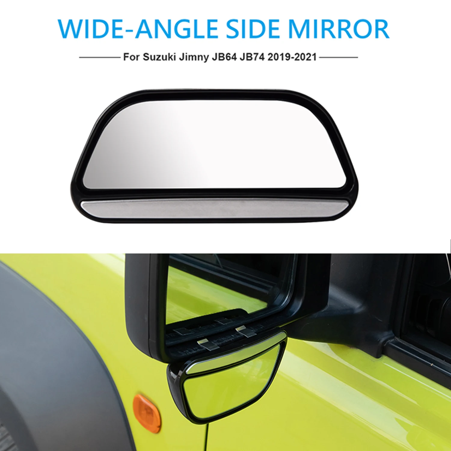 Car Rearview Mirror View Auxiliary Blind Spot Mirror Wide Angle Side Rear Mirrors For Suzuki Jimny 2019 2020 Accessories