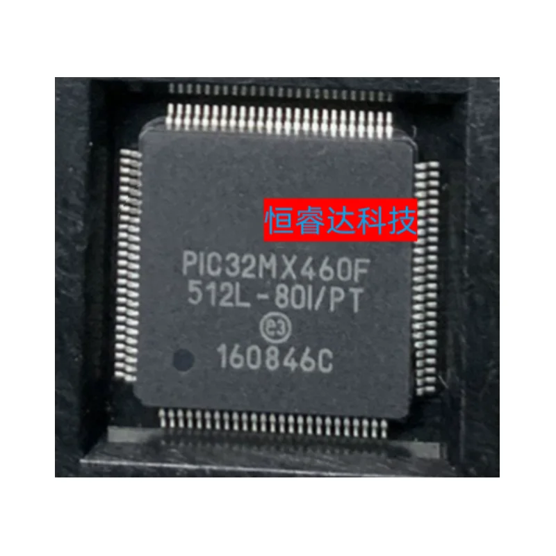 1pcs/lot New Original PIC32MX460F512L-80I/PT PIC32MX460F512L-80I PIC32MX460F512L QFP-100 In Stock