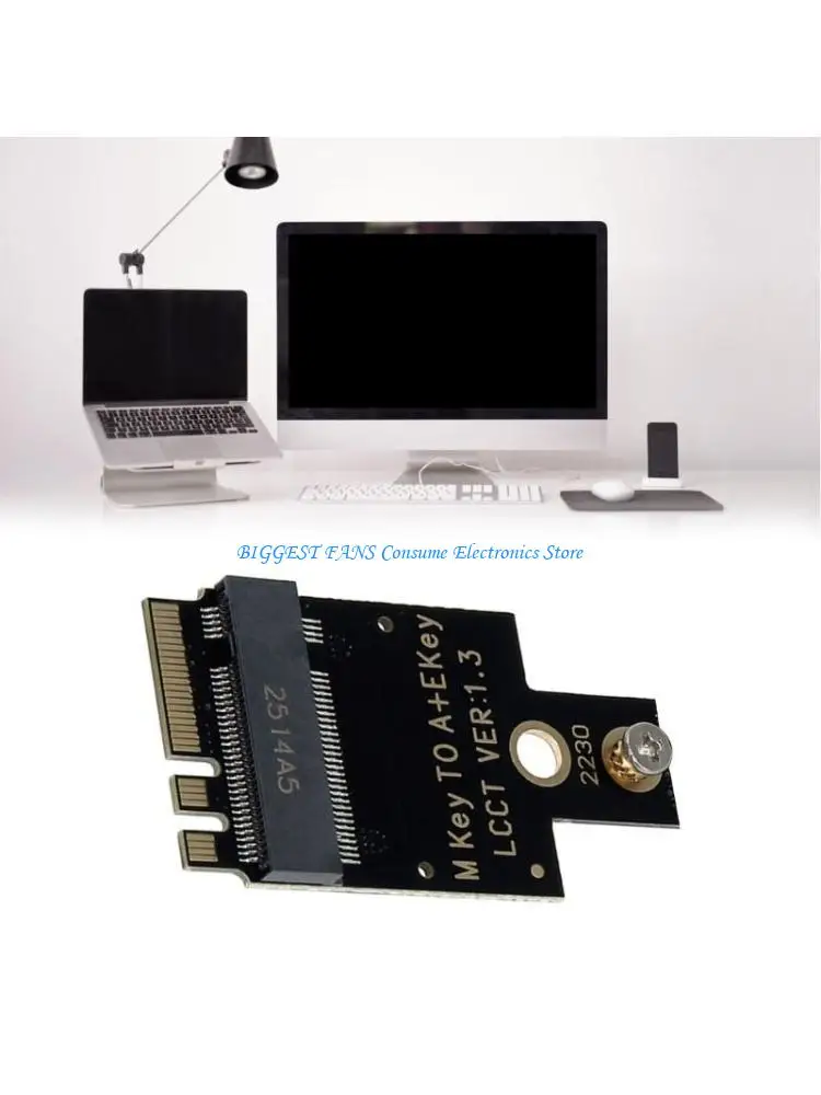محولات M.2 A+E إلى NVME SSDs واجهات M.2 WIFI مفتاح A+E إلى M مفتاح PCIE4.0 بطاقة الناهضين مع حامل لمحركات أقراص SSD 2230 NVME #1