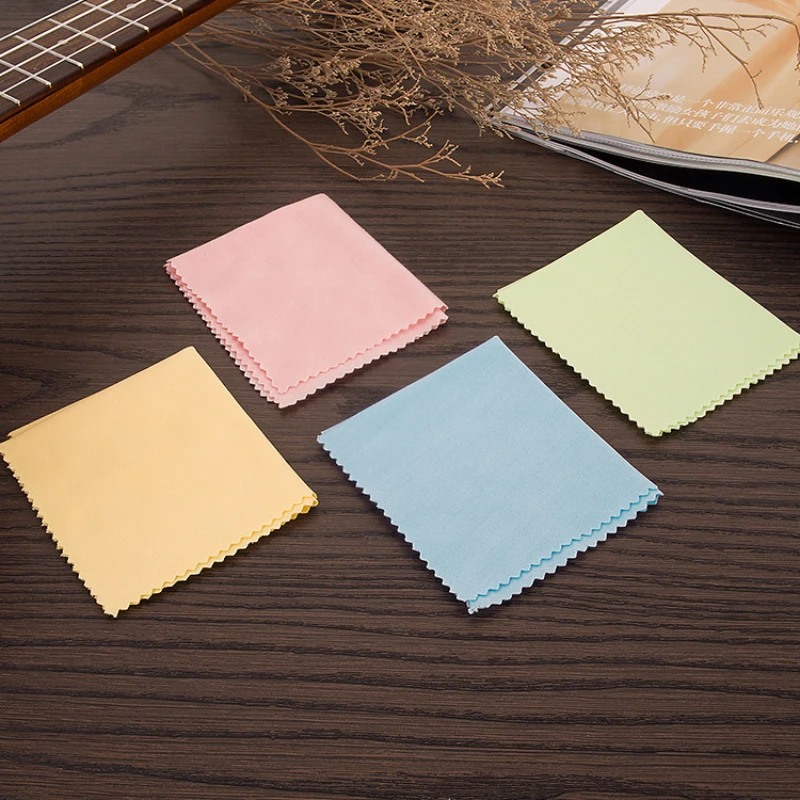 Guitar Wipes Bagged Musical Instrument Cleaning Cloth Fine Fiber Piano Wipes Large Size Musical Instrument Accessories