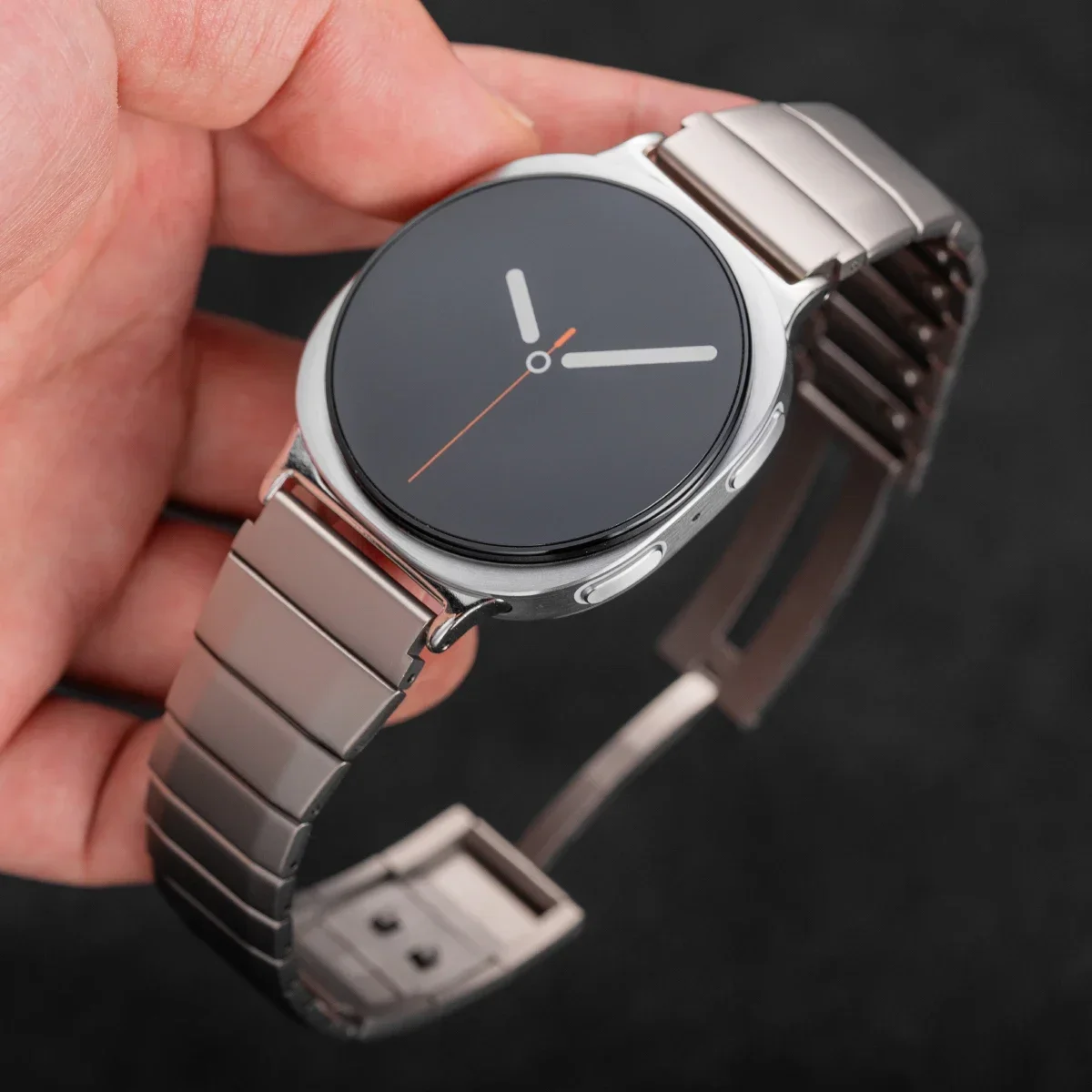 Nahtloses Edelstahlarmband für Samsung Galaxy Watch 8/8 Classic – Ersatzarmband für Herren, kompatibel mit Galaxy Ultra 2025