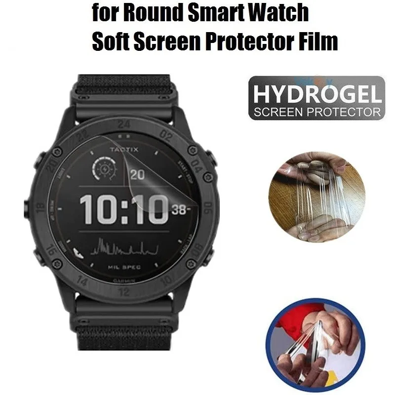 Soft TPU Hydrogel Film For Garmin Descent G1 Smart Watch HD Clear Screen Protector For Tactix 7 Pro