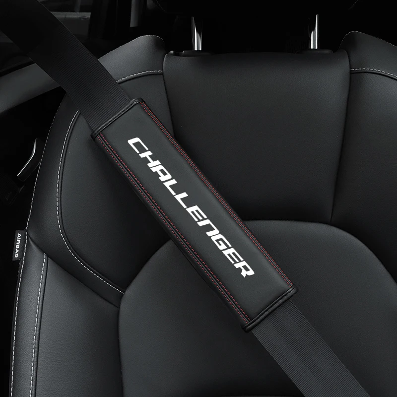 

1pcs Car Seat Belt Cover Shoulder Strap Pad Auto Accessories for For Dodger CHALLENGER Auto Interior Decor Accessory