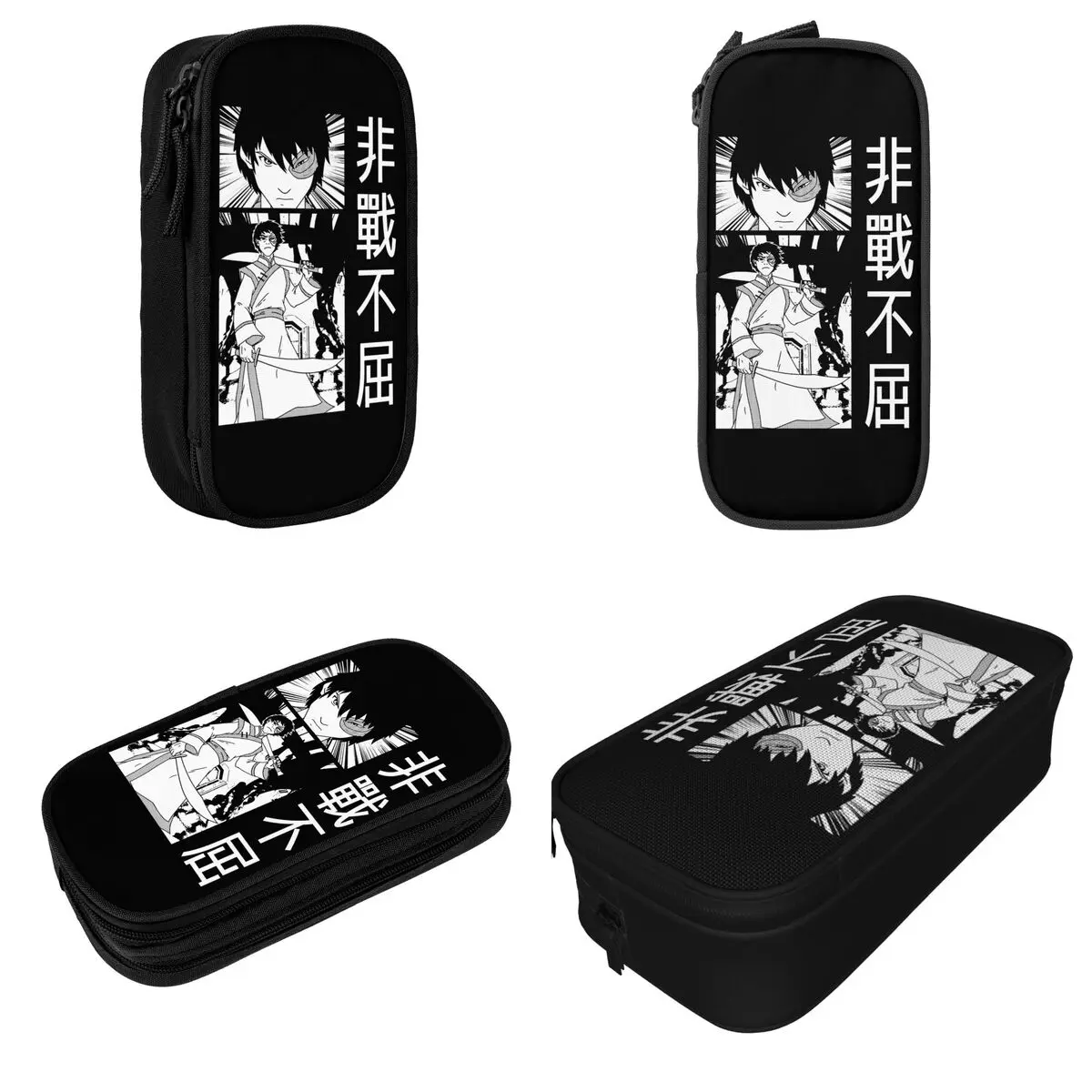 Avatar The Last Airbender Zuko Manga Pencil Case Fun Pen Bags Girls Boys Large Storage School Supplies Zipper Pencil Box