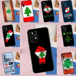 Lebanon Flag Case For Samsung Galaxy A54 A34 A14 A13 A23 A33 A53 A73 A12 A22 A32 A52 A71 A51 Cover