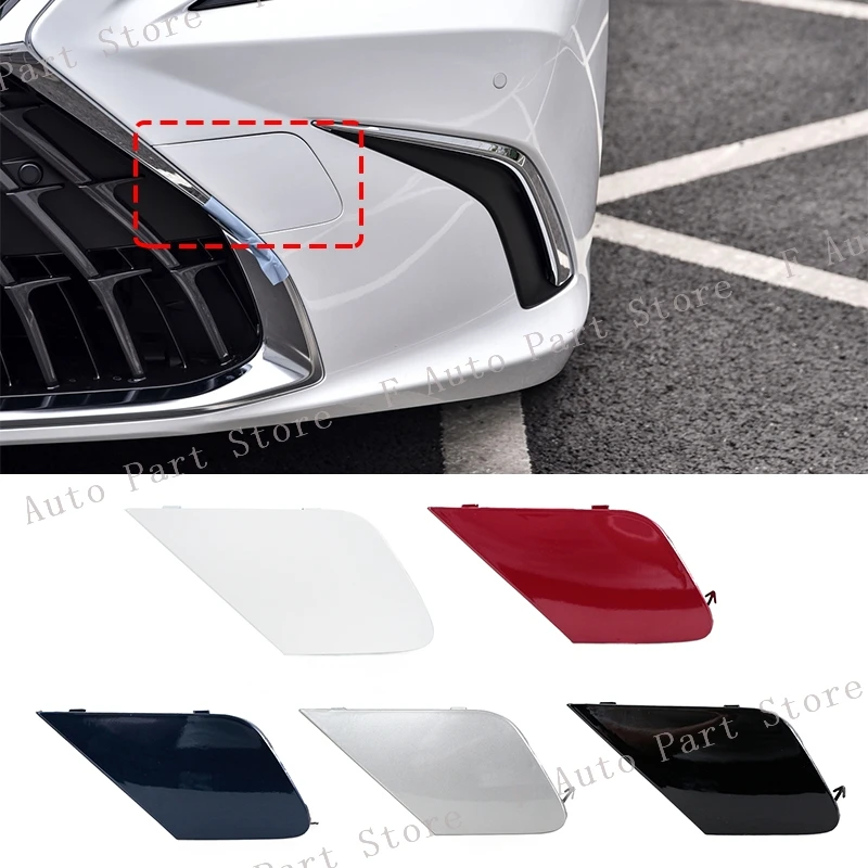 Front Bumper Trailer Cover Lid Towing Hauling Tow Hook Eye Cap For Lexus ES ES200 ES250 ES260 ES350 ES300H 2018 2019 2020 2021
