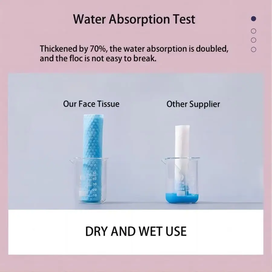 1Pack Cotton Wet and Dry Disposable Face Wash Makeup Remover Cleansing Cotton Beauty Tissue Cotton Soft Makeup Towel