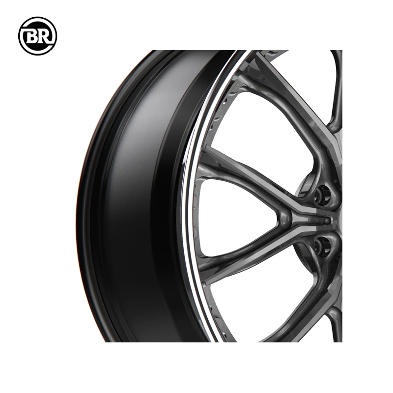 

Borui High Quality Passenger Car Wheels 20 21 22 24 Inch Single Piece Chrome Alloy Wheels 5x120 For Toyota