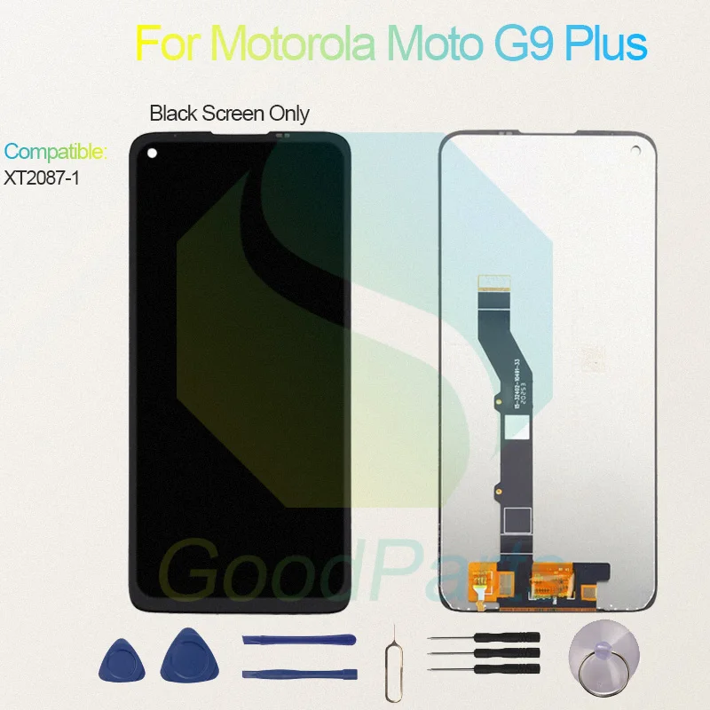 Test Before Ship For Motorola Moto G9 Plus Display Touch Screen Digitizer Panel Assembly Lcd Screen XT2087-1 Moto G9 Plus Screen