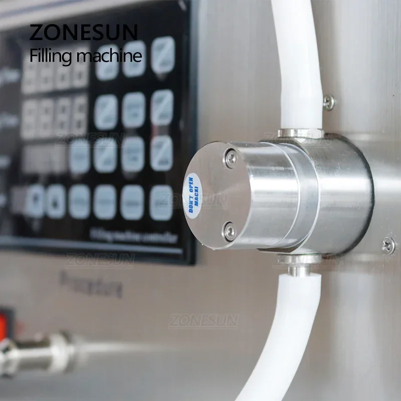 ZONESUN آلة تعبئة السوائل ZS-YG1 رئيس واحد مضخة مغناطيسية مشروبات المياه عصير زجاجة عطر حشو العرض 5-3000 مللي #3