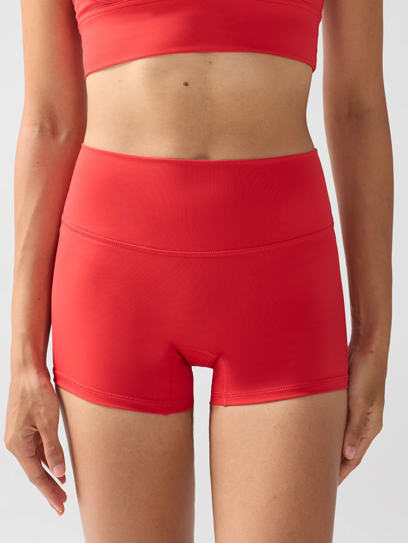 Women Sports Short Yoga Legging Shorts Squat Proof High Waist Fitness Tight Shorts Quick Drying Cycling Workout Gym Shorts image 5