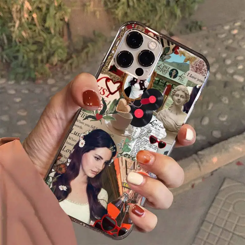 Lana Del Rey Hot Singer Phone Case For Iphone 7 8 Plus X Xr Xs 11 12 13 Se2020 Mini Mobile Iphones 14 Pro Max Case