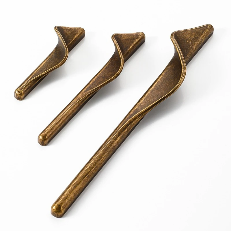 Creative Vintage Cabinet Door Pull Handle Antique Brass Cabinet Storage Cabinet Door Handle American Style Furniture Hardware