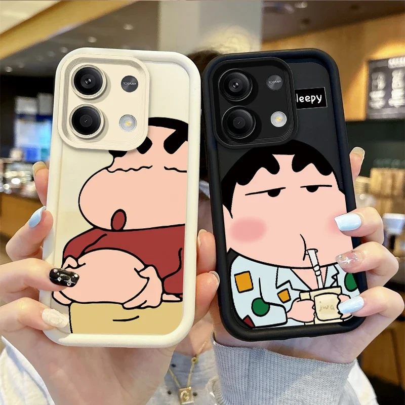 Cartoon Creyon Shin-Chon Handy hülle für Redmi Note 13 12 Pro plus 5g Note 13 12 11 10 9 Pro 12c 10c a2 a1 Telefons chutz hülle