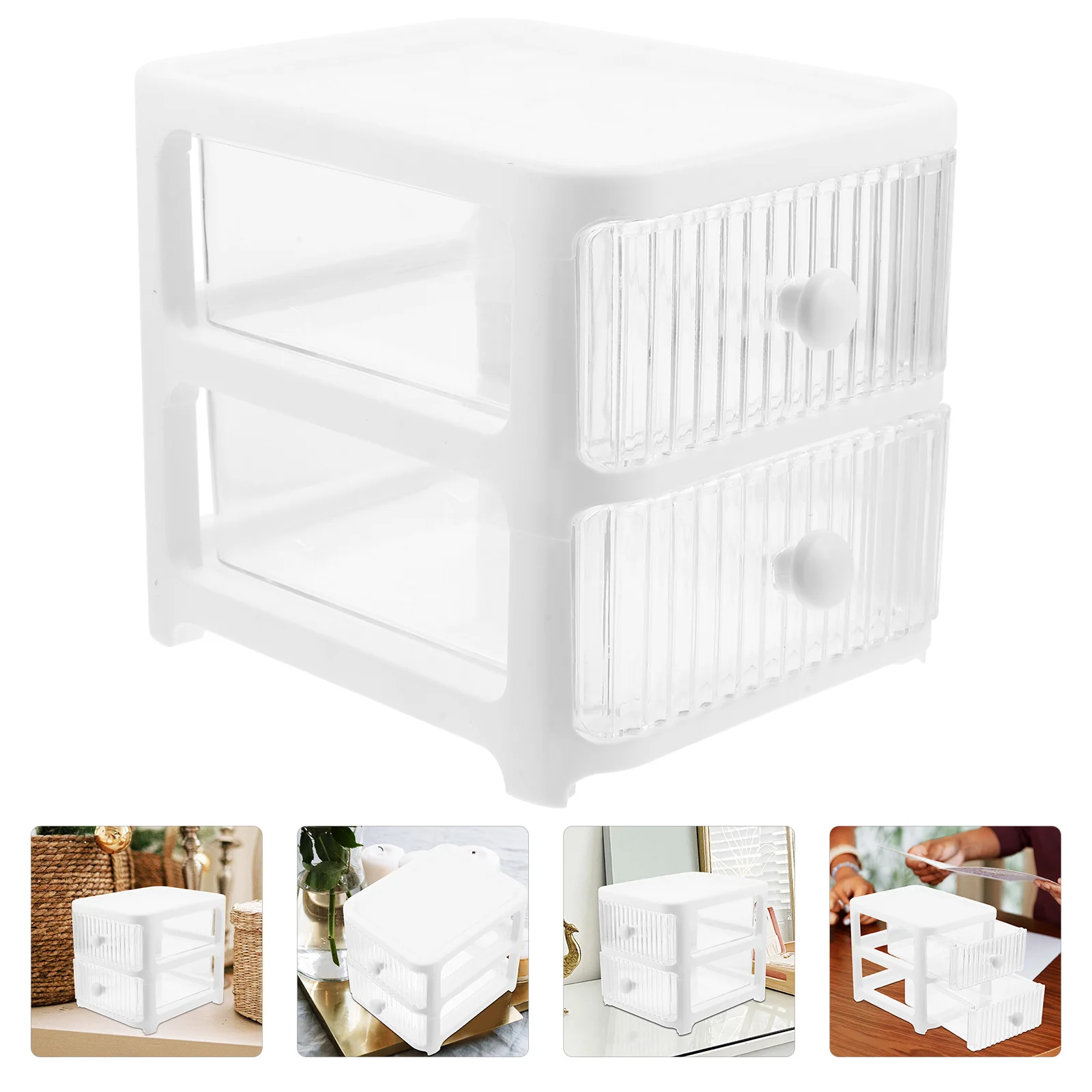 منظم سطح المكتب متعدد الطبقات نوع الدرج المنظم مخزن للمكياج صندوق أنيق ديكور المنزل تخزين سطح المكتب