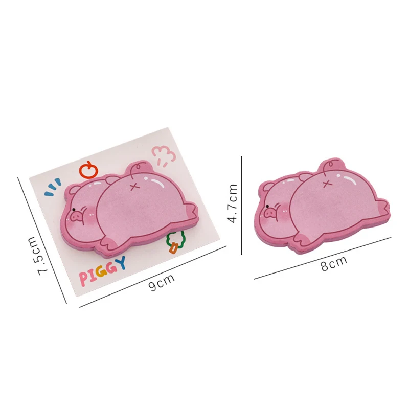 30Sheets Cute Cartoon Animal Sticky Notes Kawaii Student Sticky Note Creative N Times Stationery Label Notepad School Supplies