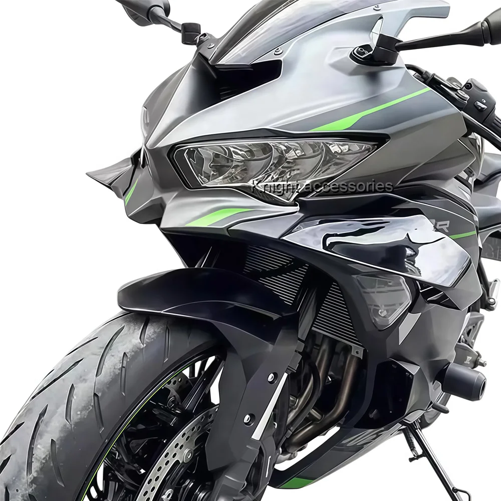 For ZX25R /SE ZX4R ZX4RR  2021 2022 2023 2024 Front Fairing Winglets Aerodynamic Wing Shell Cover Protection Guards Kit