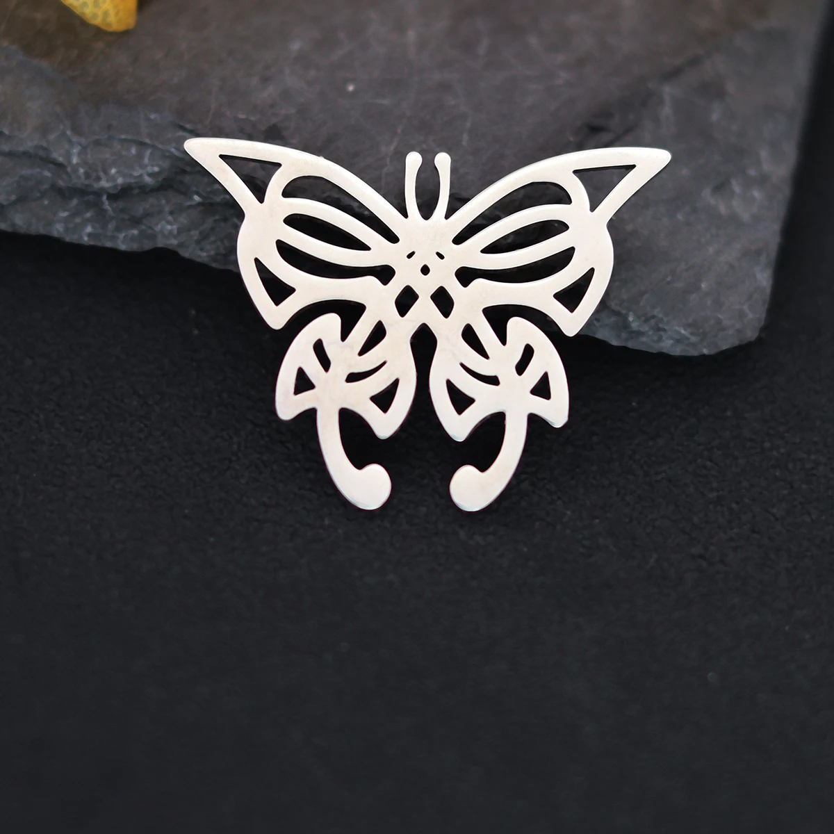 

3pcs Insect Charms Butterfly Filigree Stainless Steel Pendant Jewelry Making Necklace Bracelets Women diy Craft Metal Materials