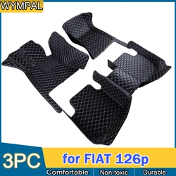 Car Floor Mats for FIAT 126p 1977-1992 Accessories Customized Auto Carpets