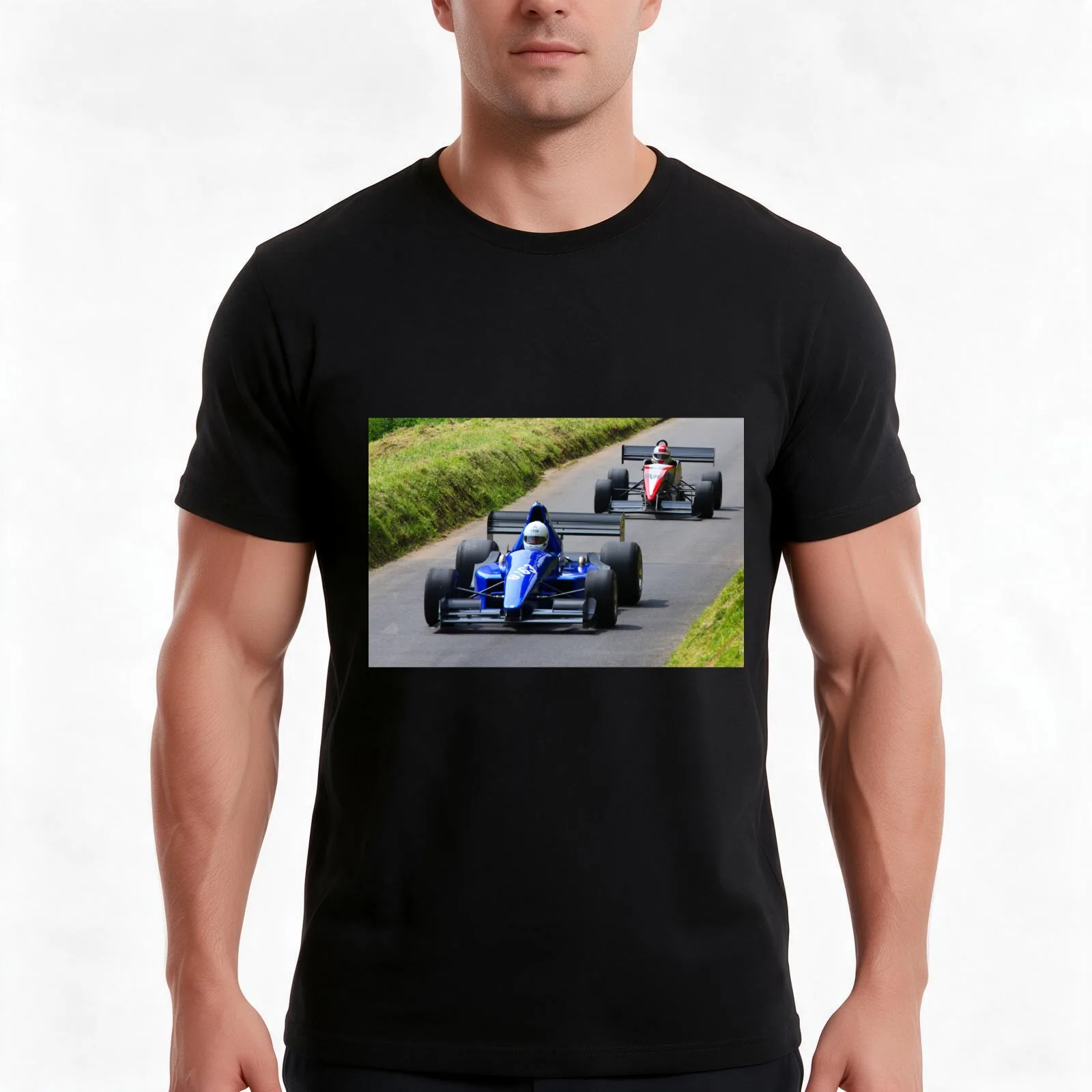 Shelsley Walsh Hill Climb T-Shirt, Summer Casual Cotton Tee, Oversized Streetwear Tops, Vintage Graphic Print, Unisex Men Women