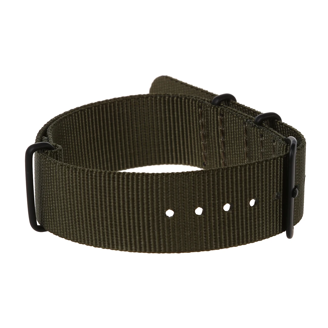 20mm Army Green Nylon Fabric Outdoor Sport Watch Band Strap Fits TIMEX WEEKENDER WB2034